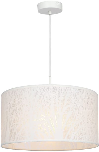Globo - hanglamp - Pinni - wit - metaal - Ø 38cm - E27 - 15387H