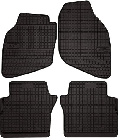 Wielganizator SolidPRO Serie - Rubber Auto Vloermatten - Honda Jazz II Hatchback - Zwart - 2002-2007