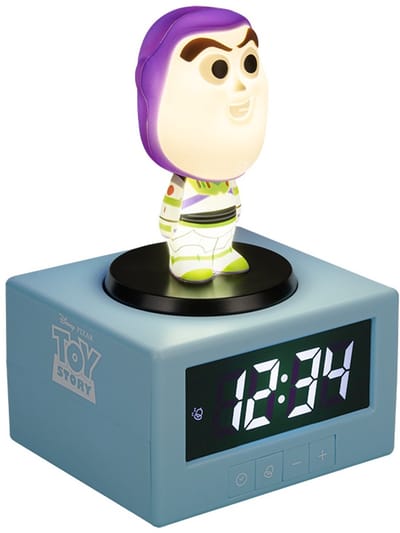 Buzz Lightyear wekker met nachtlamp – digitale alarmklok 14 cm – Paladone