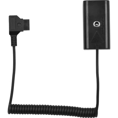 D-Tap naar NP-F550 F570 dummy-batterijkoppelingsadapter met DC 7,4 V stroominvoer/-uitvoer voor video zwart