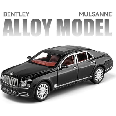 1:24 Bentley Continental Gt Mulsanne Gt Alliage Métal Moulé Sous Pression Modèle Voiture Décoration Maison & Ornements Bureau Ordinateur Cadeaux de Fête