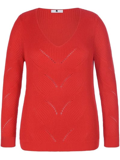 V-trui Van Emilia Lay rood