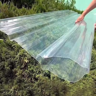 Golfplaten Glasvezel - Isolatie Panelen - Schuur Vervanging - Anti-UV Daglicht - 0.9x0.7m 1mm - Doorzichtig
