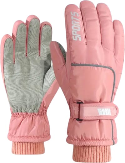Livano Skihandschoenen - Handschoenen Winter - Handschoenen Dames - Touchscreen - Waterdicht - Winddicht - Roze