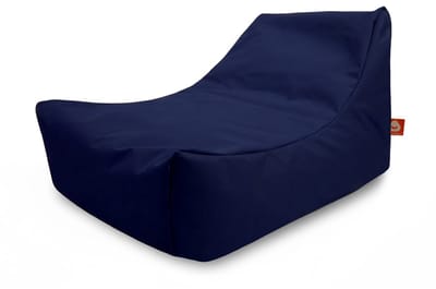 Whoober loungestoel zitzak Bali outdoor marine blauw - Wasbaar - Voor binnen en buiten