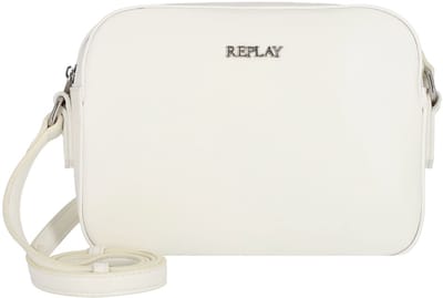 REPLAY Schoudertas Shopper Shoulder Bag Optical White Wit