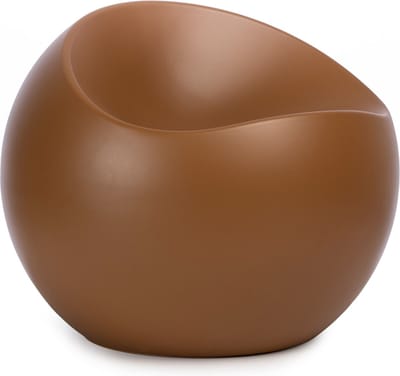 XLBoom Ball Chair Amber Matt - Design ronde stoel van gerecycled ABS - Verkrijgbaar in diverse kleuren - Speelse binnen- en buitenstoel door Finn Stone