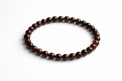 Mahonie Obsidiaan Armband – Natuursteen Kralen Armband – 6 mm – Unisex