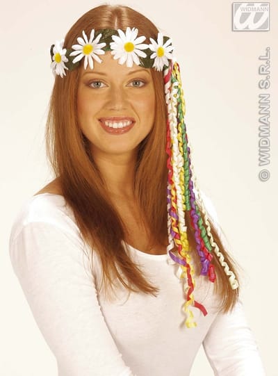 Bloemen tiara hippie