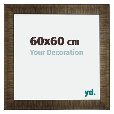 Your Decoration - Fotolijst 60x60 cm - Hout - Champagne Geborsteld - Leeds