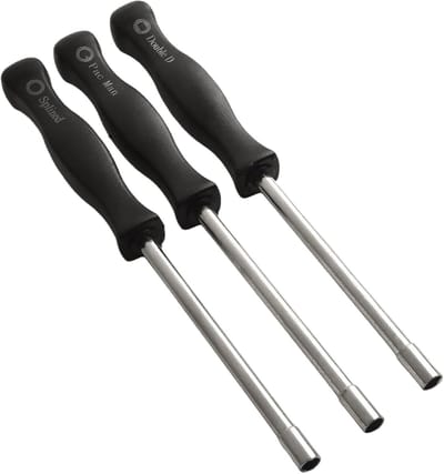 Carburateur Gereedschap - Afstelset motor - Motor afstellen - 3 Delige Set - 152 mm lengte - Zwart