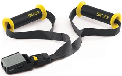 SKLZ Dubbele Handgreep met Slide Lock Bevestiging - Krachttraining - Upper Body - Stevige Training van Bovenlichaam - Koppelbaar - Verwisselbaar - Draagbaar - 360° Draaibaar - Home gym