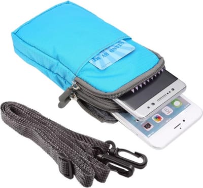 Actie4you® - Telefoon tasje - Heuptas – Wandeltasje – Sporttasje - Mobiele Telefoon Smartphone tas - Multifunctioneel Telefoontasje – Compact en Veelzijdig voor Onderweg - Blauw