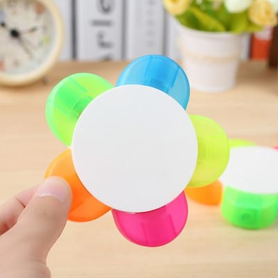 Lot de 5 stylos surligneurs créatifs et mignons, style Kawaii, marqueurs étoiles pour écoliers, étudiants, papeterie, cadeau, peinture graffiti green