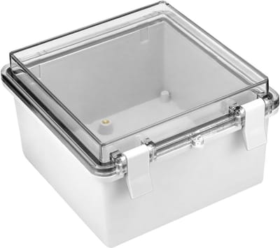 Weerbestendige elektrische aansluitdoos IP65, 150x150x90 mm, Waterdicht met Transparant Deksel