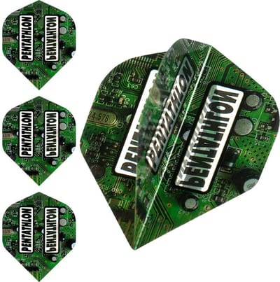 ABC Darts - Pentathlon Dart Flights Luke Humphries Circuit Board - 8 sets