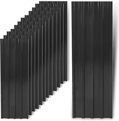 12 Stuks Trapezium Plaat Staal voor Dak en Wand Bekleding Antraciet
