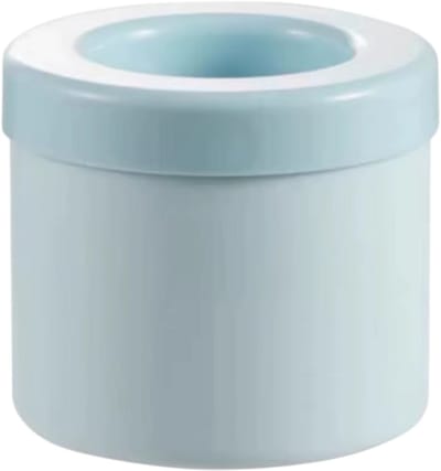 Mini Siliconen IJsvorm Rond – IJsemmer & ICe opslagbox – IJsblokjesvorm Rond – Huishoudelijke DIY Koelkast IJsblokjesmaker – Bar Accessoires & Keukentool - Blauw