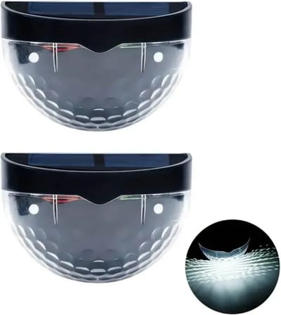 Livano Tuinverlichting - Tuinlampen - Buitenverlichting - Tuin Verlichting - Led Lamp - Licht - Op Zonneenergie - Wit Licht - Zwart 2 stuks