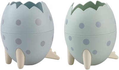 Penhouder dinosaurusei 2 stuks - lichtgroen en luchtblauw - schattig ontwerp - ideaal voor bureauorganizer - ShopVlot