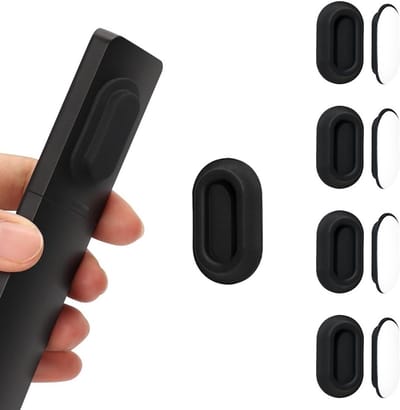 Siliconen Magnetische Houder voor Afstandsbediening, 4 Stuks Wand Organizer met Ingebouwde Sleuf, Zelfklevend en Stevig Ontwerp voor TV en Huishoudelijke Apparaten