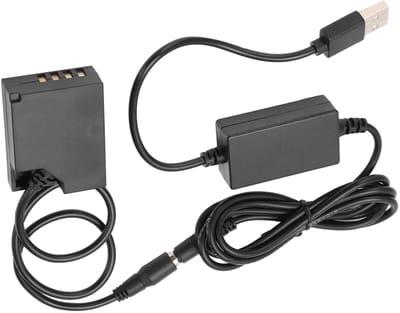 Dailygoody - Dummy Batterij NP-W126 - USB Koppeling - Voor Camera's - NP-W126 Dummybatterij - Ideaal voor Fujifilm XT2 XT3 XH1 - Compact en Lichtgewicht