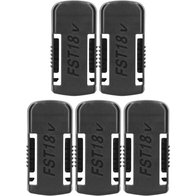 5 PCS Remplacement de support de batterie pour Makita 40V Batterie au lithium Wall Clip Batterie de type ceinture 5 PCS & Type 2 noir
