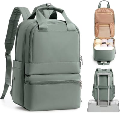 Reisrugzak - Backpack Vervoer - Vakantie Voorbereiden - Vacuüm Compressie - 40x20x25 cm - Zwart