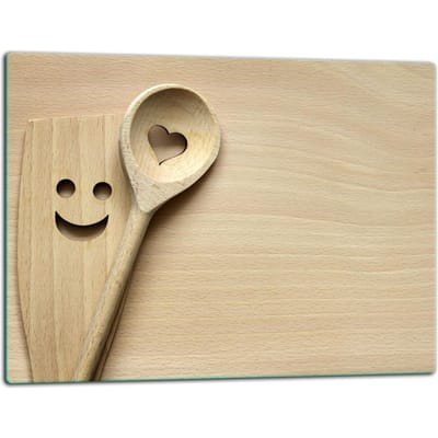 TMK ArtDeko - Snijplank - Glas - 52x40cm - Hittebestendig - Antislip