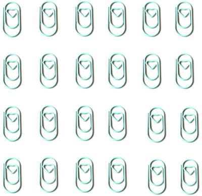 Metalen paperclips – 130-stuksverpakking – Hartvormig – Kleine paperclips / bladwijzers – Geschikt voor boeken, papieren, notities, kaarten, posters en foto's – 1 x 25 x 23 mm