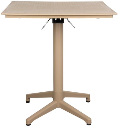 Housecraft Living George Bistrotafel/ Tuintafel/ Balkontafel Inklapbaar 70x70 cm Beige