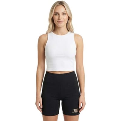 Top Leone 1947 Woman Short Tank Active Gold
