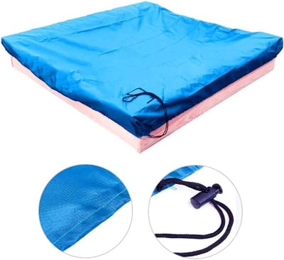 Zandbak Afdekhoes - Zandbakhoes Zandbakzeil - Speelgoed Beschermen - Waterdicht UV-Bestendig - 150x150cm - Blauw