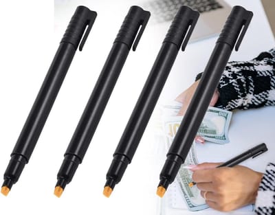 Allecto Plus - Bankbiljettencontrolepen - 4 stuks - Vals geld detectie