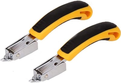 Nietverwijderaar Set - Tack Lifter Klauw - Meubels Bekleden - Hefboomontwerp - 2 Stuks - Geel