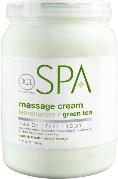 BCL SPA - Massage Cream Lemongrass + Green Tea - 1892 Gram