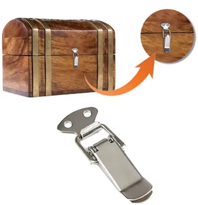 TLVX Zeer Sterke Spansluiting 38x76mm – Klemsluiting – Tuimelklem – Kistsluiting – Gesp Sluiting – Meubelslot – Tuimelvergrendeling – Veilig en snel afsluiten van Kisten, Lades en Deuren – 1 stuks