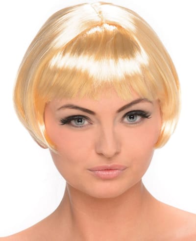 Karnival Costumes Korte Blonde Carré Pruik Dames voor bij Carnavalskleding Dames - One-Size