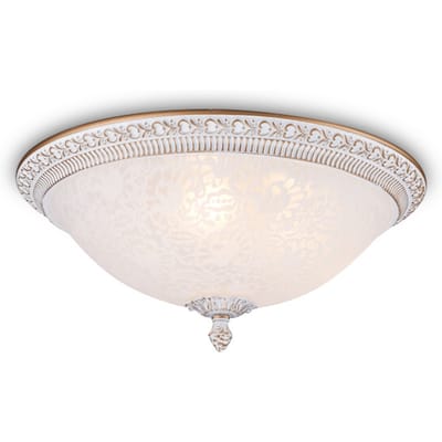 Maytoni - Plafondlamp Pascal - Wit met goud - Ø35