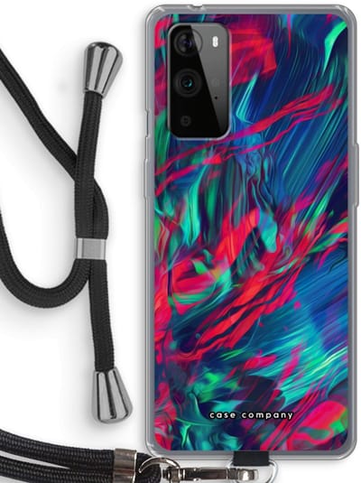 Case Company® - Hoesje met koord geschikt voor OnePlus 9 Pro hoesje met Koord - Pilgrims Of The Sea - Telefoonhoesje met Zwart Koord - Bescherming aan alle Kanten en Over de Schermrand