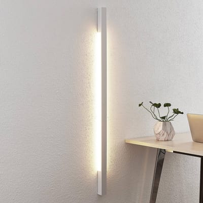 Arcchio LED wandlamp Ivano, 130 cm, wit, aluminium