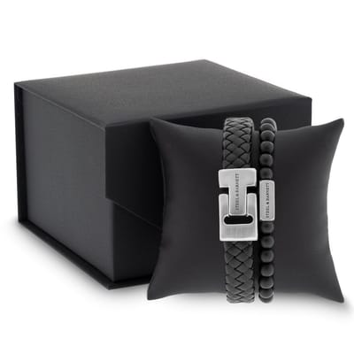 STEEL & BARNETT - Geschenkset Heren - Duo Set Zwart - Maat S