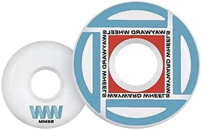 Skateboard wielen - Set wielen - Skateboarden - Duurzaam materiaal - 56 mm 4 stuks - Wit