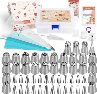 Professionele Spuitzak Set met 100 Accessoires - Diverse Spuitmonden voor Taartdecoratie