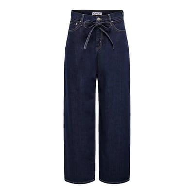 Only blauwe dames jeans   Regular waist   Rinsewash wassing   Regular fit   5-Pocket zakken   Knoop- en ritssluiting   Duurzaam   Regular waist Blauw