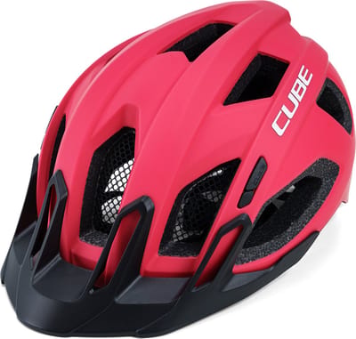 CUBE Fietshelm Quest - Racefiets helm - 15 Ventilatiegaten - SNAP 360 Fit System - Met LED-lamp - Verstelbaar - 59-64 cm - XL - Matt Roze