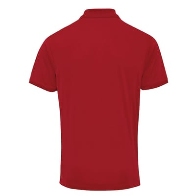 Premier Heren Coolchecker Pique korte mouw Polo T-Shirt (Bourgondië)