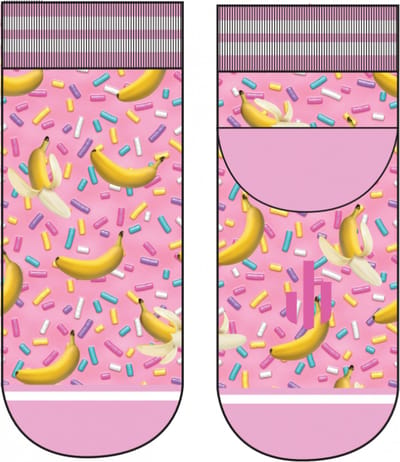 Sock My Sprinkle Banana- 36-38- naadloos- Moederdag cadeau - leuke sokken- vrolijke sokken