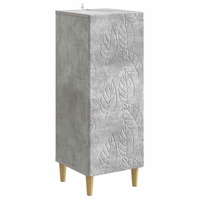 vidaXL - Dressoir - Betongrijs - 33 - x - 34,5 - x - 90 - cm - Bewerkt - hout