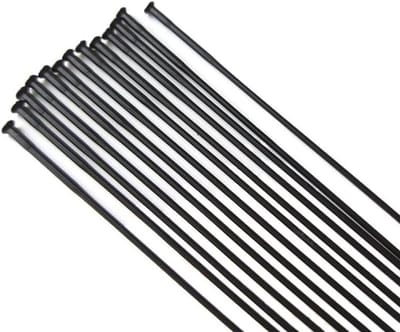 Fietsspaken RVS - Fietswiel Spaken - Fietsreparatie - Uniforme Spaakspanning - 276 mm - Zwart
